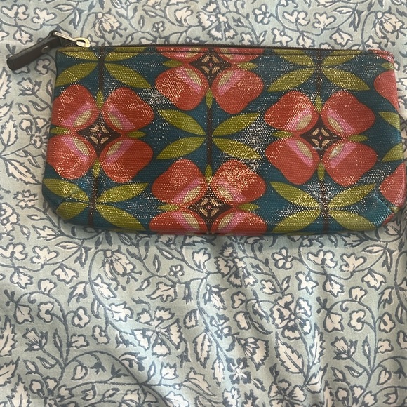 Fossil Handbags - Fossil small cosmetic bag with apples in design